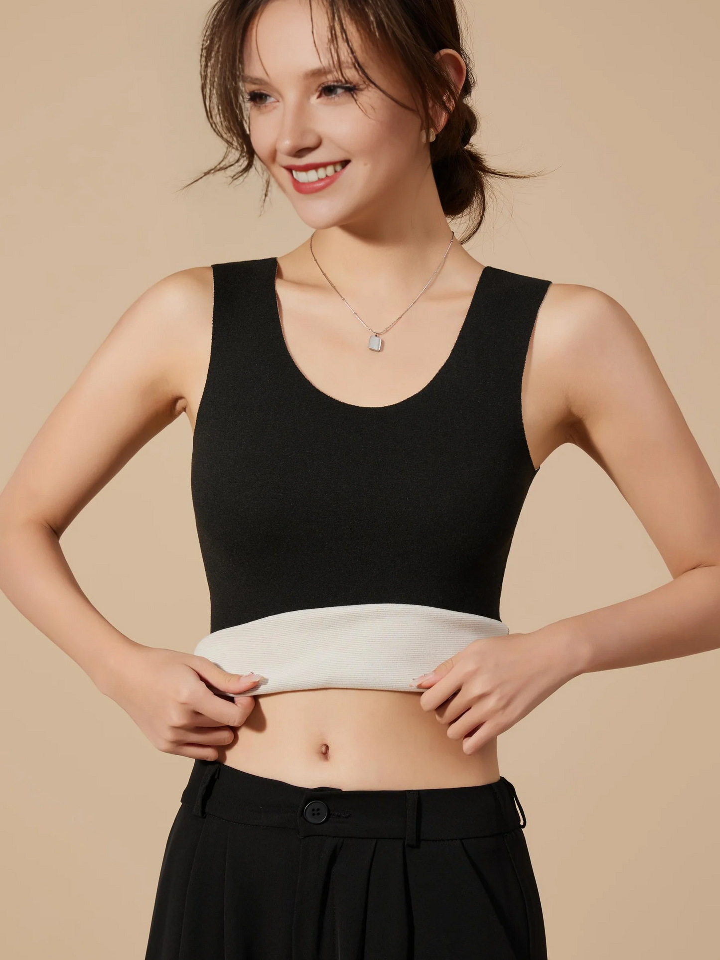 Seamless Sleeveless Thermal Wear